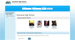 Desktop Screenshot of huenemehighschool.org