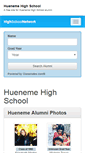 Mobile Screenshot of huenemehighschool.org